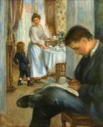 Ренуар Завтрак в Берниваль 1898г